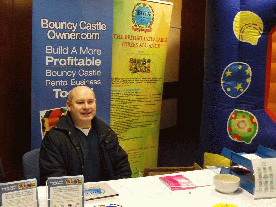 Mark Jerram at Bouncy Castle Show -Telford Feb 09